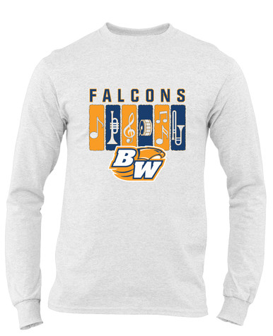 Briar Woods Falcons Band # 2 Men's LS T-Shirt