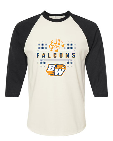 Briar Woods Falcons Band # 3 Women's Baseball T-Shirt