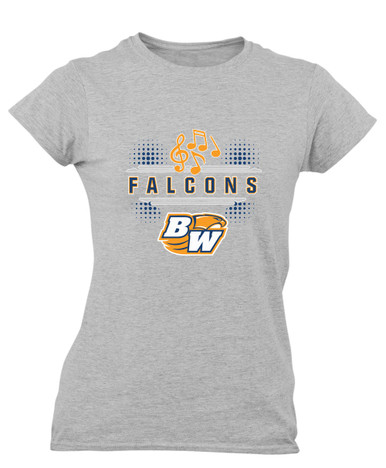 Briar Woods Falcons Band # 3 Women's Premium SS T-Shirt