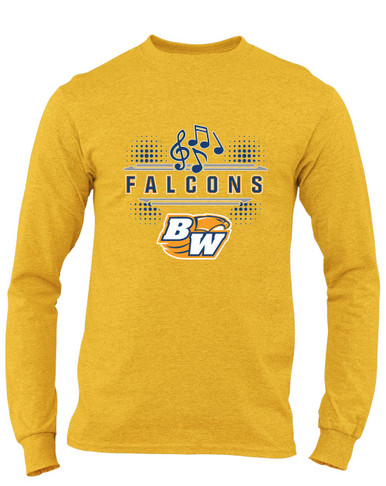 Briar Woods Falcons Band # 3 Men's LS T-Shirt