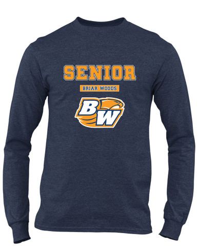 Briar Woods Falcons Senior #2 Men's LS T-Shirt
