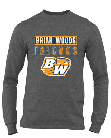 Briar Woods Falcons Mascot #9 Men's Premium LS T-Shirt
