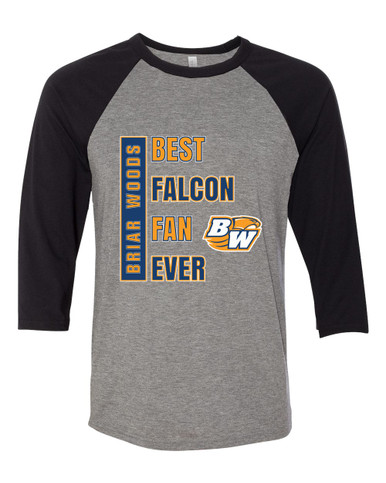 Briar Woods Falcons Best Falcon Fan Men's Baseball T-Shirt