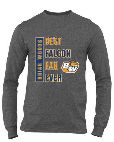 Briar Woods Falcons Best Falcon Fan Men's LS T-Shirt