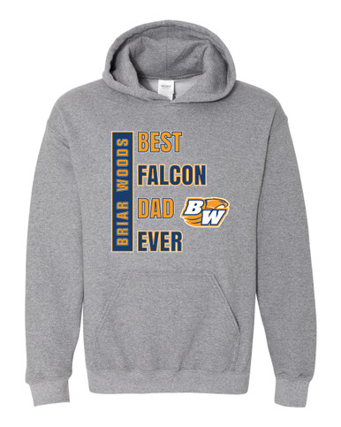 Briar Woods Falcons Best Falcon Dad Men's Hoodie