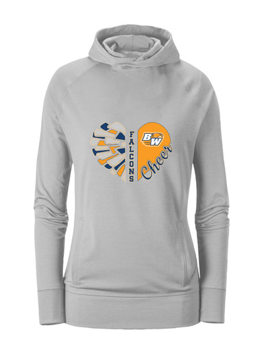 Briar Woods Falcons Heart Cheer Women's Hoodie