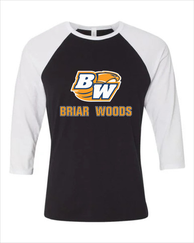 Briar Woods Falcons Mascot #2 Women's Baseball T-Shirt