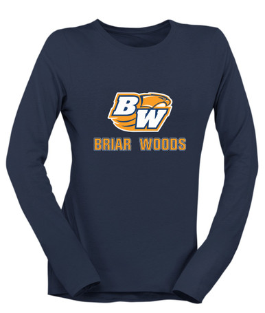 Briar Woods Falcons Mascot #2 Women's LS T-Shirt