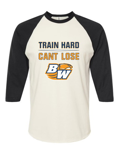 Briar Woods Falcons Train Hard, Can't Lose Men's Baseball T-Shirt