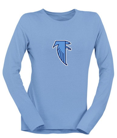 West Rowan Falcons Mascot #1 Women's LS T-Shirt