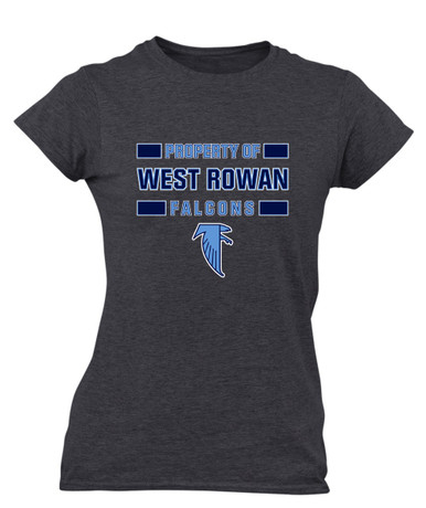 West Rowan Falcons Property Of Women's SS T-Shirt
