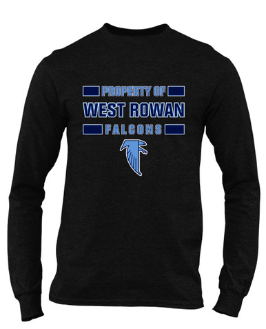 West Rowan Falcons Property Of Men's LS T-Shirt