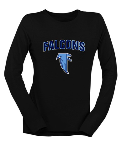 West Rowan Falcons Mascot #6 Women's Premium LS T-Shirt