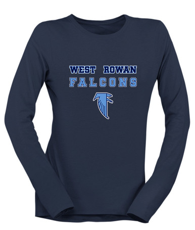 West Rowan Falcons Spirit Women's LS T-Shirt