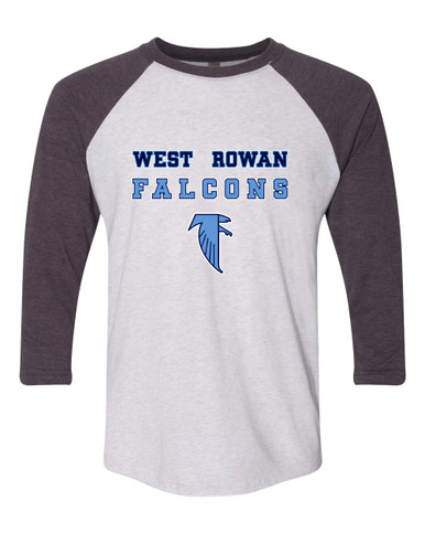 West Rowan Falcons Spirit Women's Baseball T-Shirt