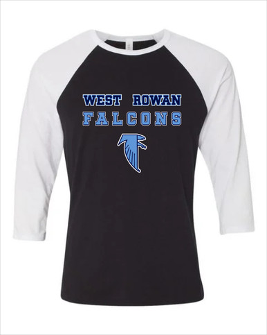 West Rowan Falcons Spirit Men's Baseball T-Shirt