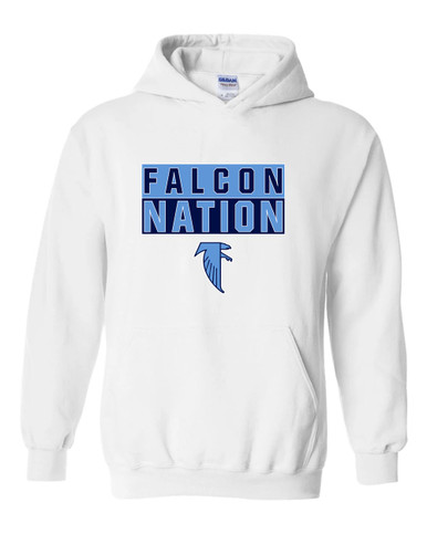 West Rowan Falcons Nation #1 Men's Hoodie