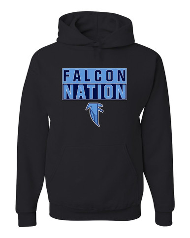 West Rowan Falcons Nation #1 Men's Premium Hoodie