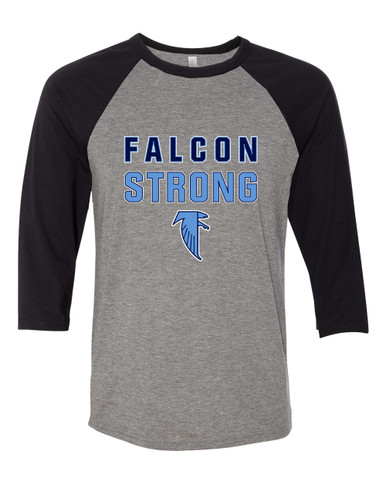West Rowan Falcons Strong #2 Women's Baseball T-Shirt