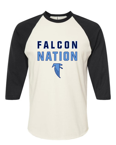 West Rowan Falcons Nation #2 Women's Baseball T-Shirt