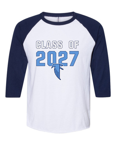 West Rowan Falcons Class of 2027 Men's Baseball T-Shirt
