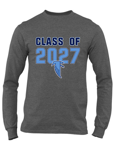 West Rowan Falcons Class of 2027 Men's LS T-Shirt