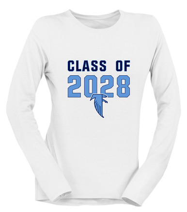 West Rowan Falcons Class of 2028 Women's LS T-Shirt