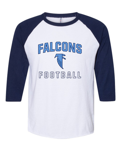 West Rowan Falcons Football #1 Men's Baseball T-Shirt
