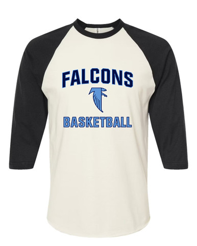 West Rowan Falcons Basketball #1 Women's Baseball T-Shirt