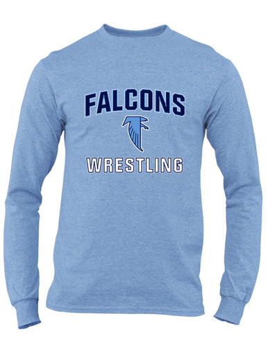 West Rowan Falcons Wrestling Men's LS T-Shirt