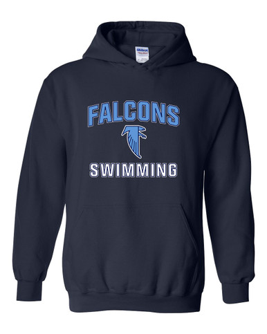 West Rowan Falcons Swimming Men's Hoodie