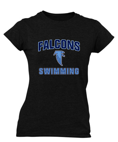 West Rowan Falcons Swimming Women's SS T-Shirt