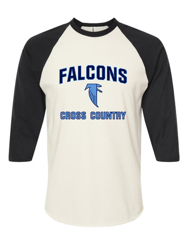 West Rowan Falcons Cross Country Women's Baseball T-Shirt