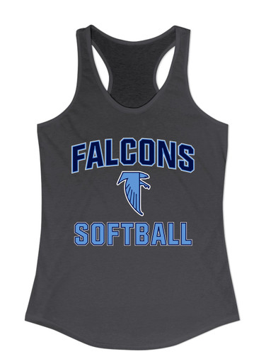West Rowan Falcons Softball #1 Women's Tank Top