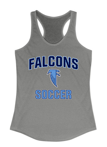 West Rowan Falcons Soccer #1 Women's Tank Top