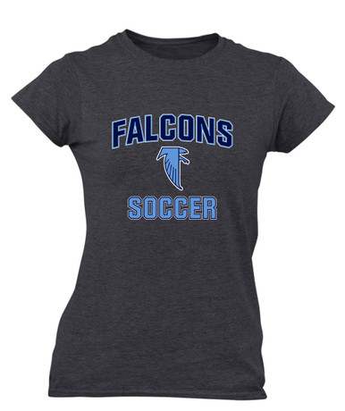 West Rowan Falcons Soccer #1 Women's SS T-Shirt