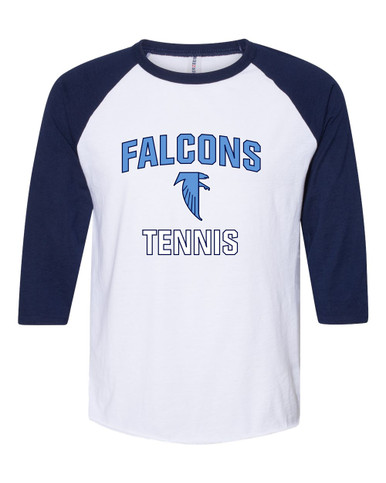 West Rowan Falcons Tennis Men's Baseball T-Shirt