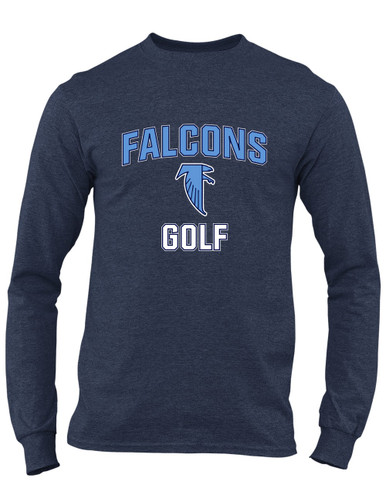 West Rowan Falcons Golf Men's LS T-Shirt