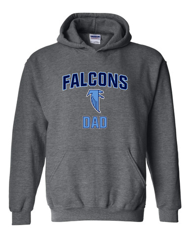 West Rowan Falcons Dad Men's Hoodie