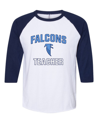 West Rowan Falcons Teacher Women's Baseball T-Shirt