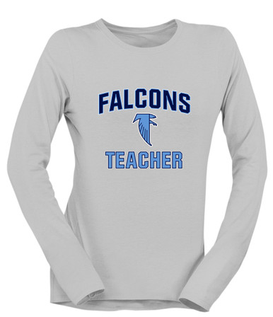 West Rowan Falcons Teacher Women's LS T-Shirt