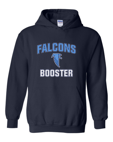 West Rowan Falcons Booster Men's Hoodie