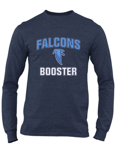 West Rowan Falcons Booster Men's LS T-Shirt