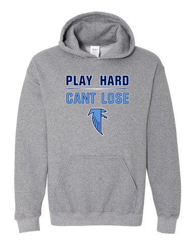 West Rowan Falcons Play Hard, Can't Lose Men's Hoodie