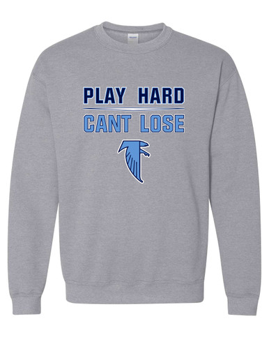 West Rowan Falcons Play Hard, Can't Lose Men's Sweatshirt