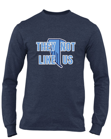 West Rowan Falcons They Not Like Us #2 Men's LS T-Shirt