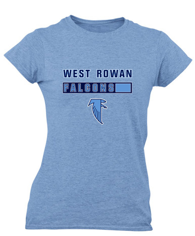 West Rowan Falcons Mascot #7 Women's SS T-Shirt