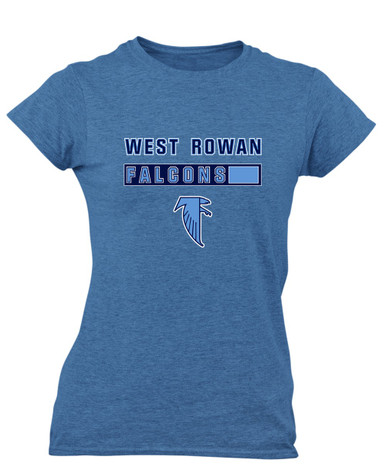 West Rowan Falcons Mascot #7 Women's Premium SS T-Shirt