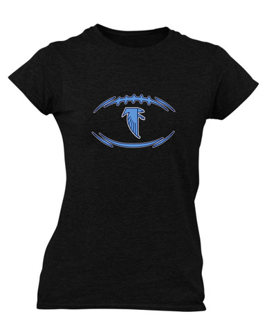 West Rowan Falcons Football #3 Women's SS T-Shirt