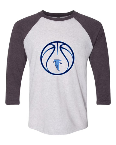 West Rowan Falcons Basketball #2 Men's Baseball T-Shirt